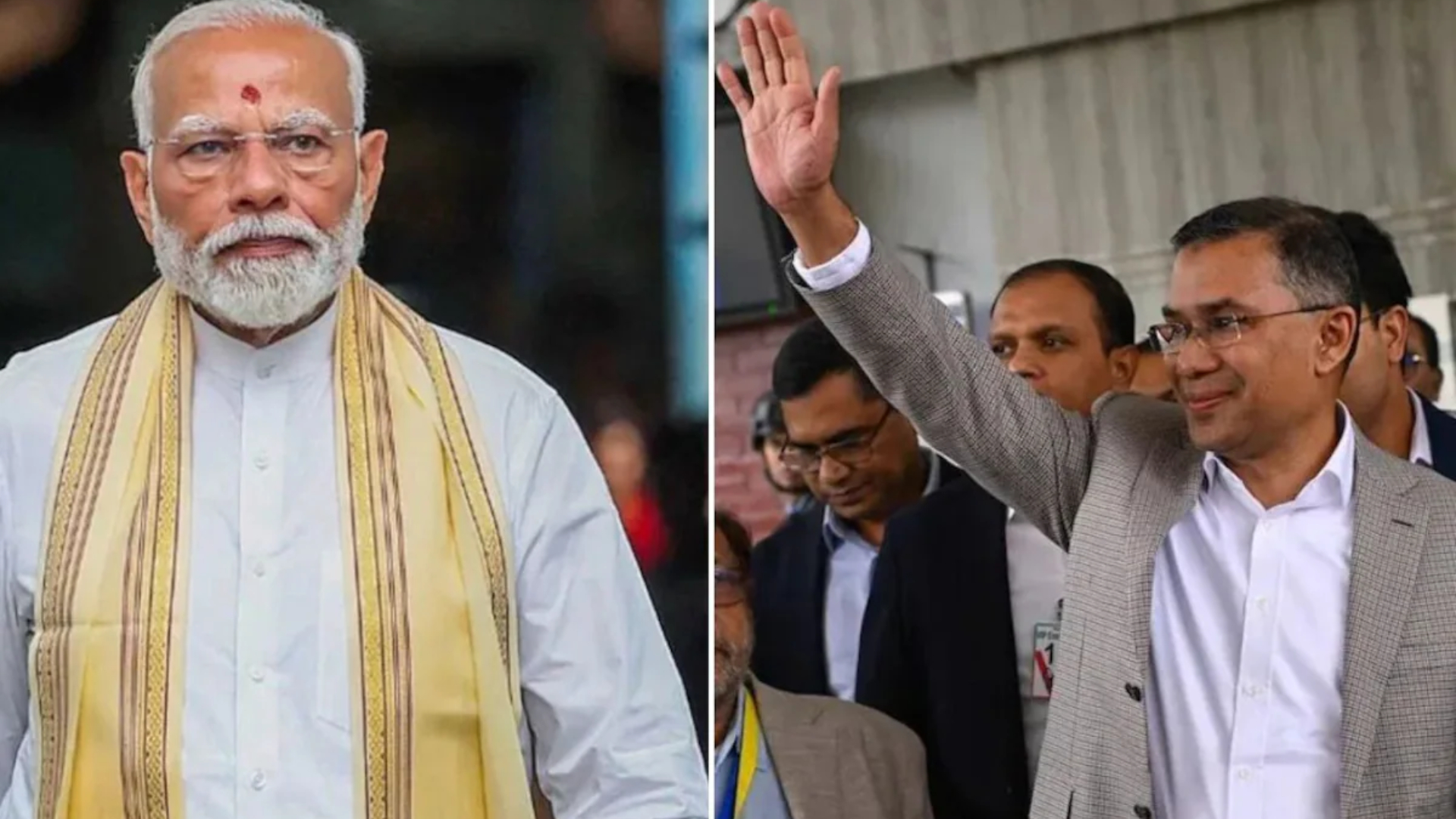 তারেক রহমানকে নরেন্দ্র মোদির অভিনন্দন